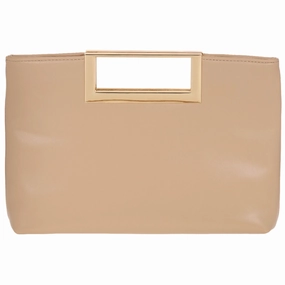 The Grace Clutch - Taupe Functional multi-pocket purse