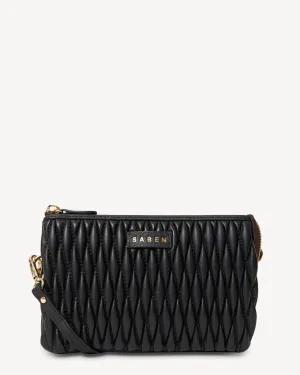 Made with long-lasting materials that can handle daily use Classic Modern Touch Tilly Crossbody Black Diamond Quilt
