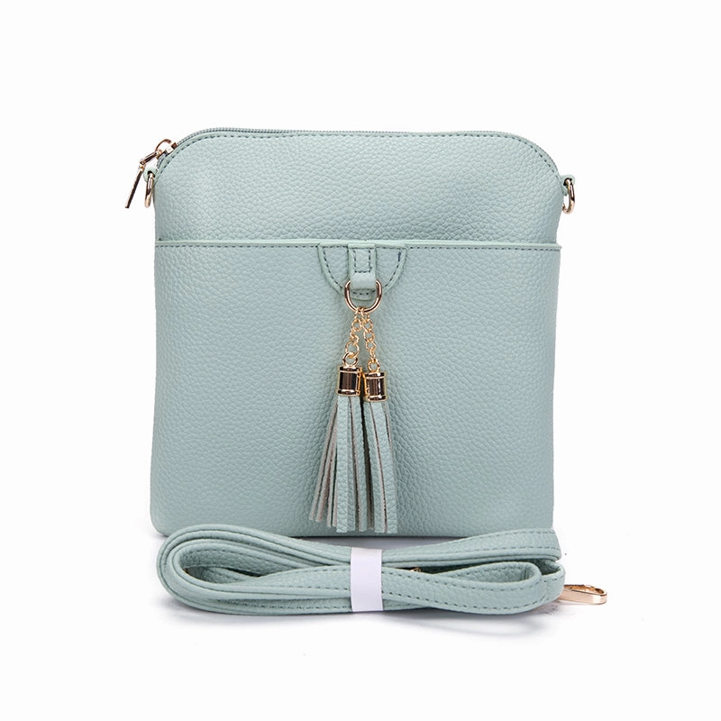 Everyday Luxury Trendy Accessory Crossbody Messenger - Mint
