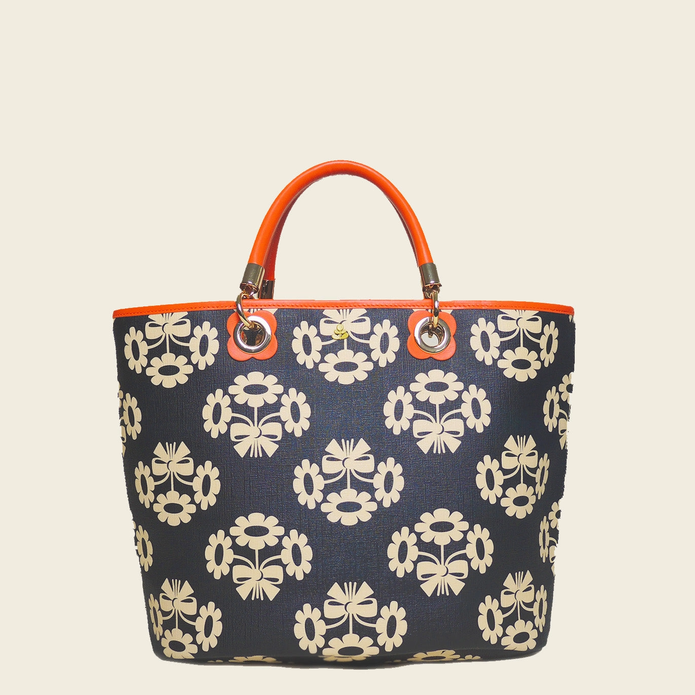 Urban Travel Smile Tote - Posey Flower Midnight
