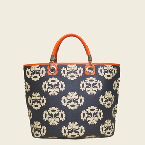 Urban Travel Smile Tote - Posey Flower Midnight