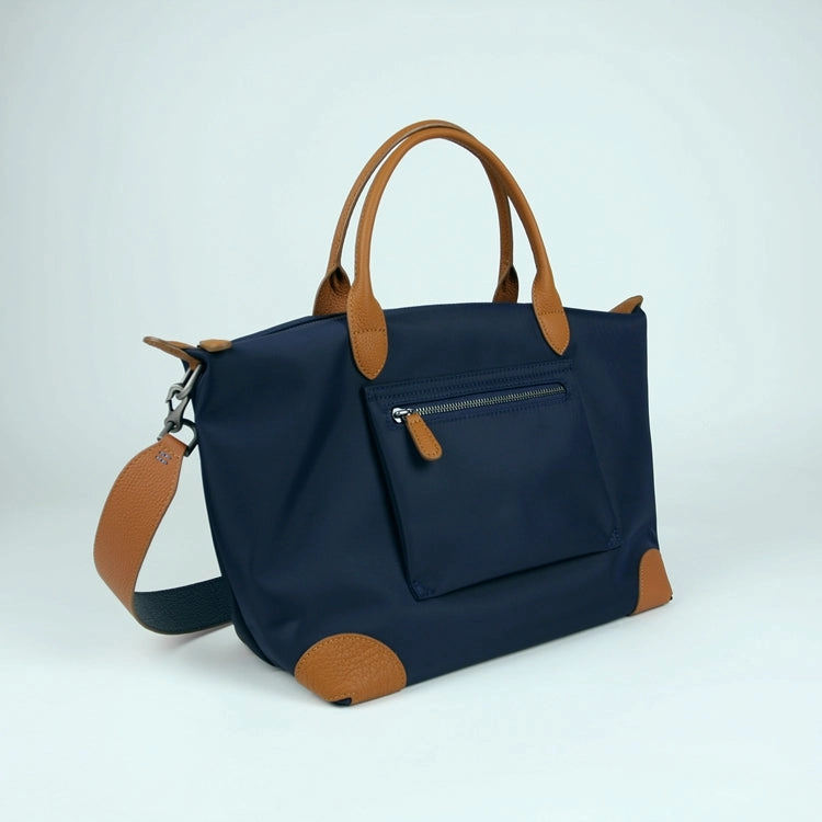 Navy Blue Womens Nylon Shoulder Tote Blue Womens Nylon Shoulder Tote Nylon Handbag Shoulder Purse for Ladies classic accessory