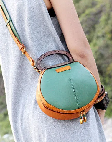 Handmade handbag Saddle purse leather crossbody bag purse shoulder bag for women Roomy city bag