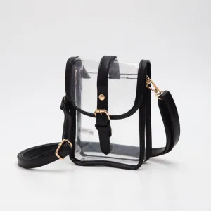 TG10608 Game Day Clear Buckle Strap Mini Crossbody Bag Ideal for anyone seeking a practical yet stylish solution Compact Urban Design