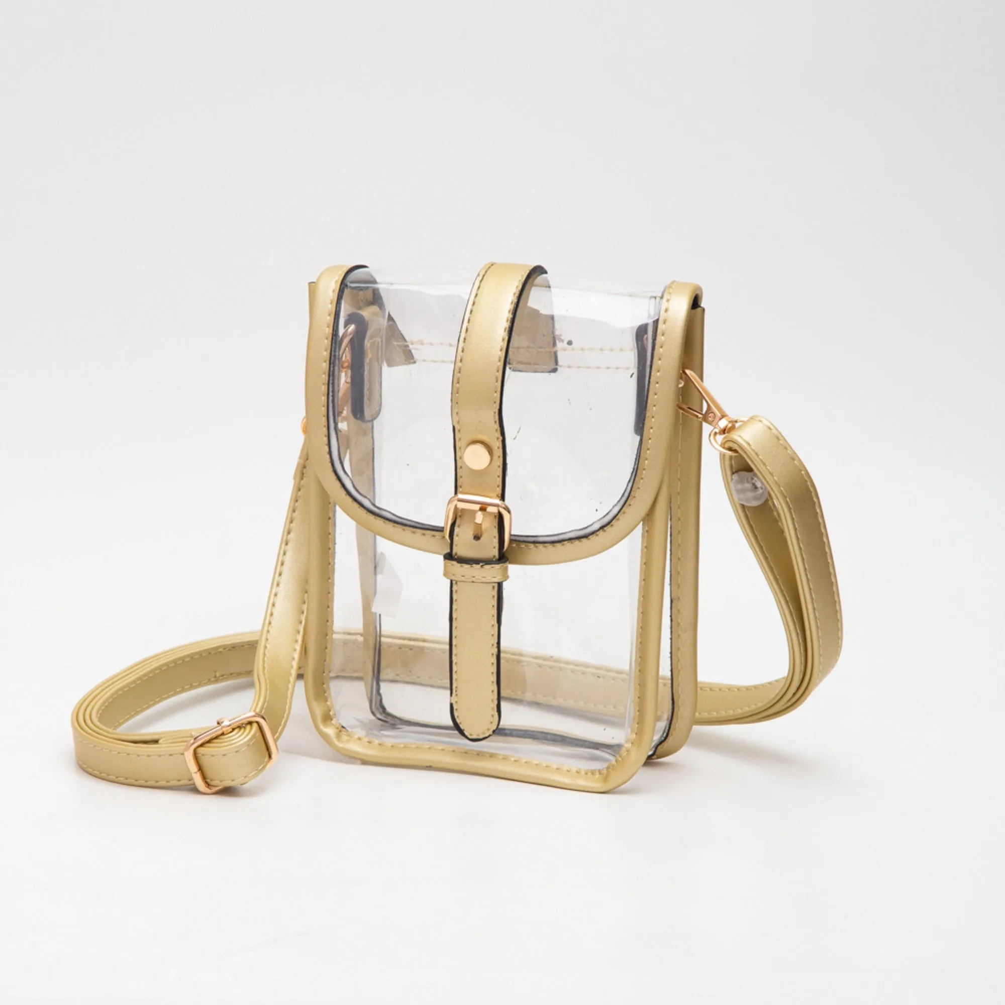 TG10608 Game Day Clear Buckle Strap Mini Crossbody Bag Fashion Focus