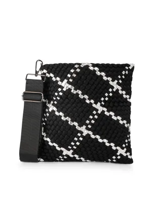 Urban Lifestyle Accessory Provides easy access to all of your belongings with a comfortable fit Val Uptown Convertible Woven Crossbody - FINAL SALE