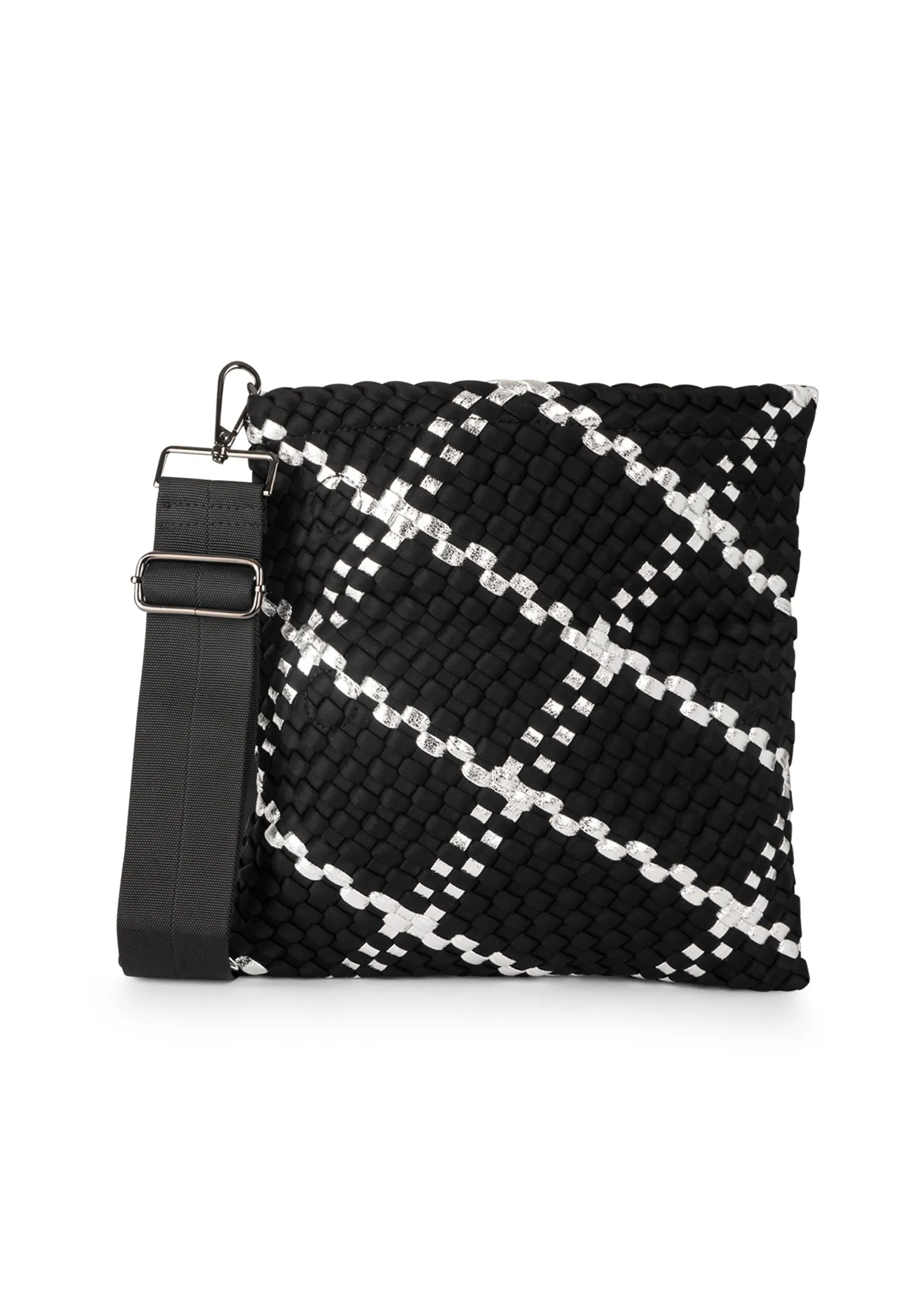 Urban Lifestyle Accessory Provides easy access to all of your belongings with a comfortable fit Val Uptown Convertible Woven Crossbody - FINAL SALE