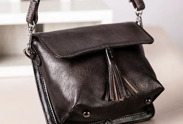 Light Function Daily Fashion Handmade vintage purse leather crossbody bag purse shoulder bag for women