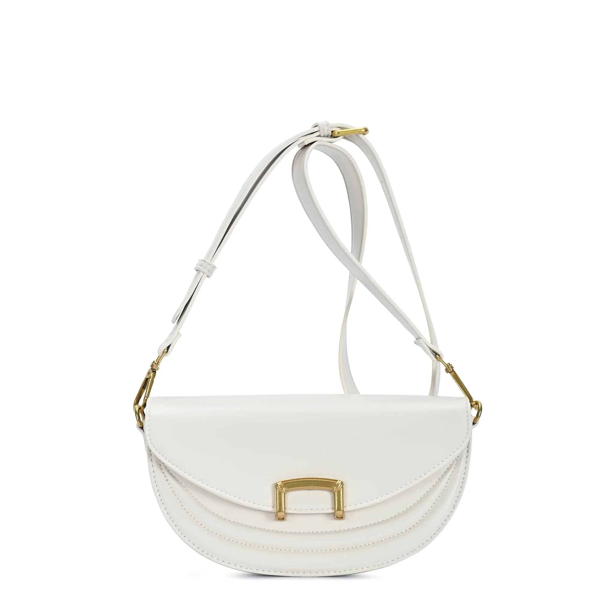 BGW7770 Ami Buckle Closure Crescent Crossbody Bag Outdoor Lifestyle Gear