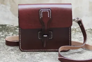 Practical Choice Handmade vintage leather messenger crossbody Shoulder Bag for girl women lady