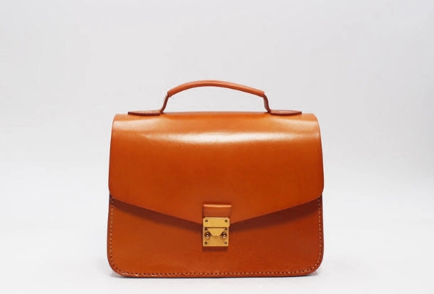 Elegant Appeal Handmade Leather Handbag Round Purse Crossbody Shoulder Bag for Girl Women Lady