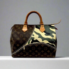 Urban Organizer Trendy Look Unzipped Green Camo