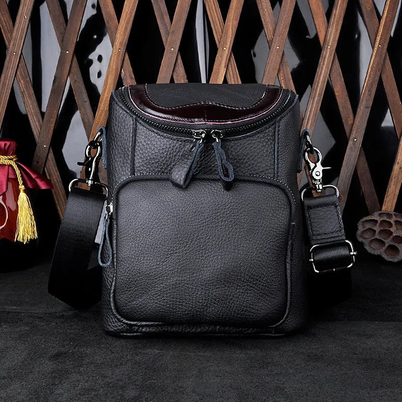 Smart Accessory Flexible card holder Leather Belt Pouch for Men Waist Bag BELT BAG Shoulder Bag For Men