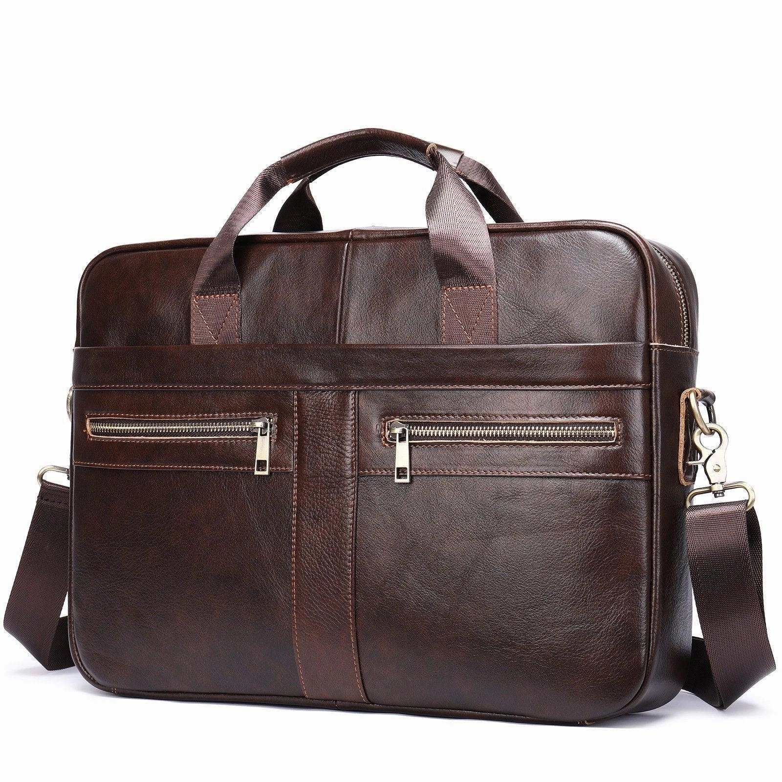 Leather shoulder Bag, Laptop bag, Leather suitcase, Everyday unisex college Office Bag, women and men handbag, available in 3 colours ! Elegant Touch Simple Carry