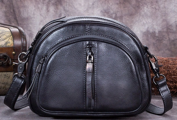 Genuine Leather Handbag Vintage Bag Crossbody Bag Shoulder Bag Purse For Women Lightweight Look Sophisticated Lifestyle