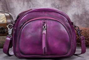 Genuine Leather Handbag Vintage Bag Crossbody Bag Shoulder Bag Purse For Women Soft Carry Elegant Shape