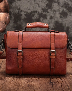 Genuine Leather Messenger Bag Mens Chest Bag Bike Bag Cycling Bag Cool iPad Bag for men Sporty Vibe