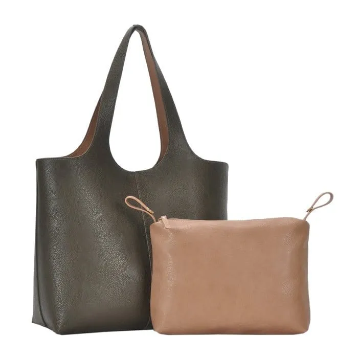 Gym Tote BGW81617 Monogrammable Modern Shoulder Tote w/ Removable Pouch