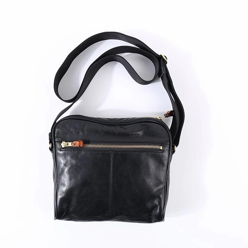 Vintage BROWN LEATHER MEN'S 10 inches Square Side Bags MESSENGER BAG BLACK Black Courier Bags FOR MEN Daily Gear Casual Gear