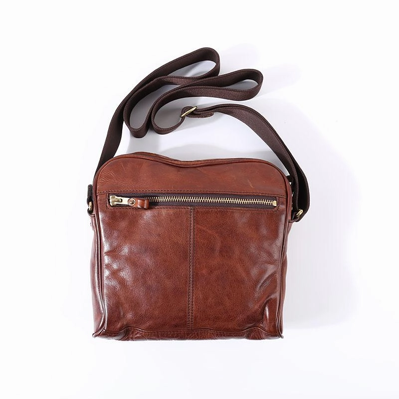 Practical Journey Vintage BROWN LEATHER MEN'S 10 inches Square Side Bags MESSENGER BAG BLACK Black Courier Bags FOR MEN