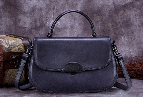 Feminine crossbody carrier Subtle Elegance Vintage Leather Handbag Purse Shoulder Bag Crossbody Bag Purse For Women