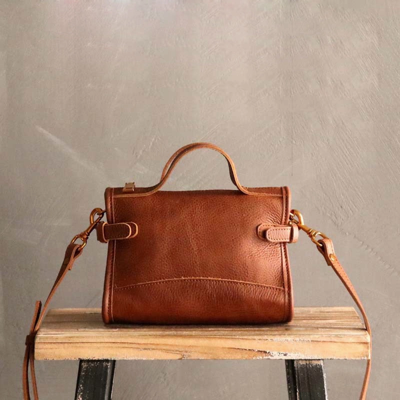 Vintage LEATHER WOMEN Handbag Purse Fashion SHOULDER BAG Purses FOR WOMEN Lightweight accessory