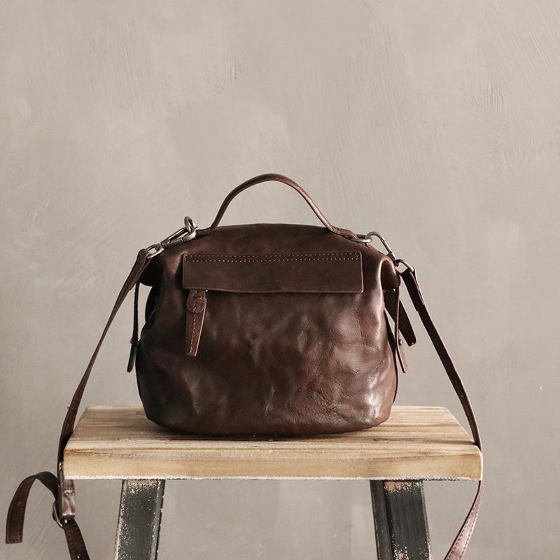 Vintage LEATHER WOMEN Handbag Purse SHOULDER BAG Purses FOR WOMEN Durable Detail