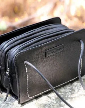 Handmade small phone purse leather crossbody bag shoulder bag women Spacious Interior