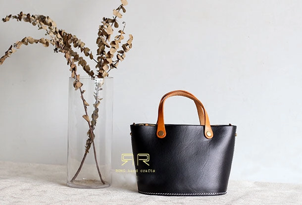 Modern Commuter Look Womens Leather Bucket Bag Shopper Bag Leather Handbag Shoulder Bag for Women