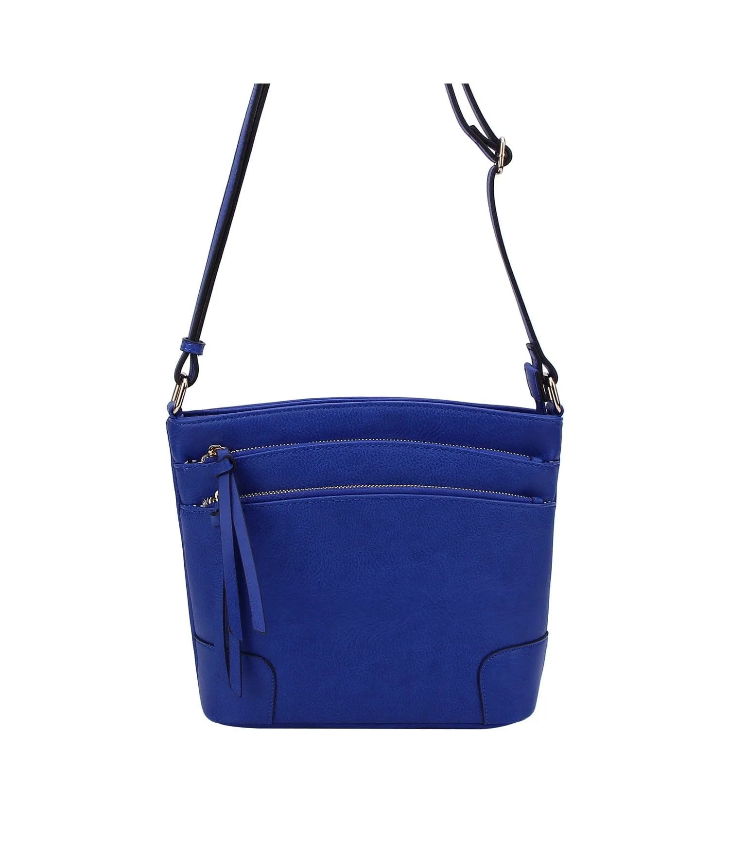 Perfect for carrying your essentials while keeping your hands free Comfortable Daily Wear WU059 Rachel Front Double Zip Crossbody Bag